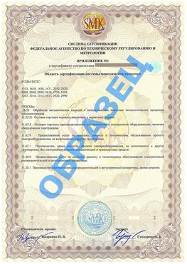 Приложение 1 Бузулук Сертификат ГОСТ РВ 0015-002